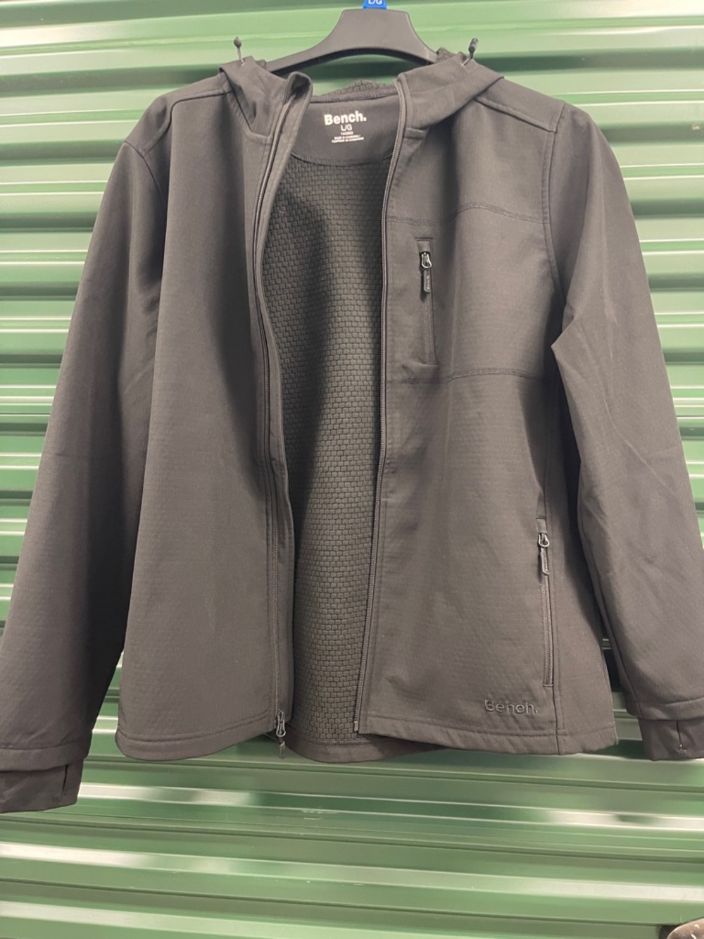 Bench Black Hooded Softshell Jacket for Women